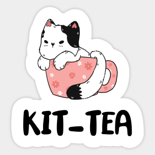 Kit-Tea Sticker